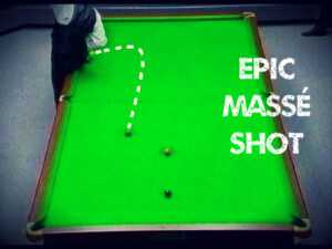 Jimmy white's legendary masse shot